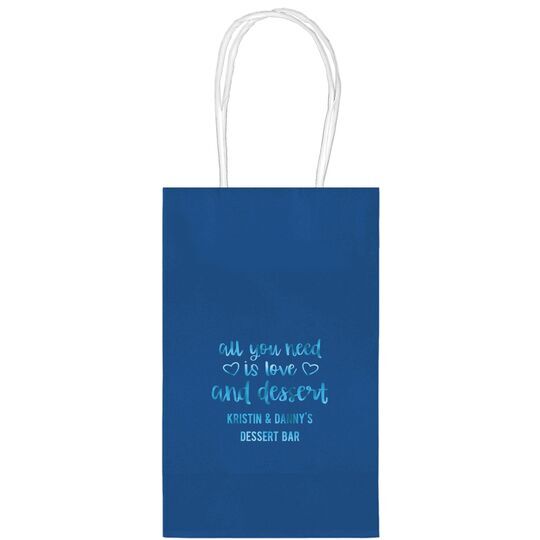 All You Need Is Love and Dessert Medium Twisted Handled Bags